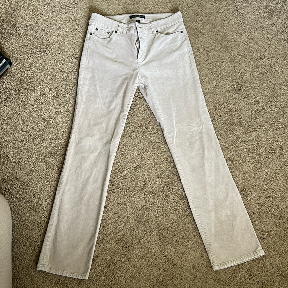 Lauren Ralph Lauren Corduroy Khaki colored pants